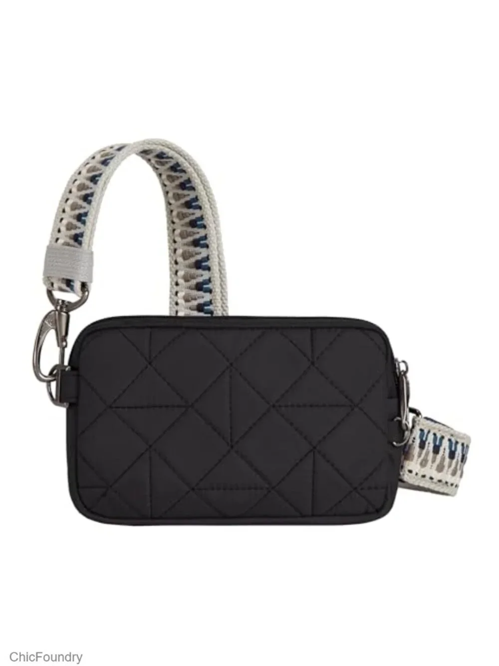 Anti-Theft Boho Phone Sling with Woven Guitar Strap